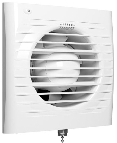 Вентилятор осевой Era 4S ET-02 D100 с сеткой таймером и тяговым выключателем белый  картинка